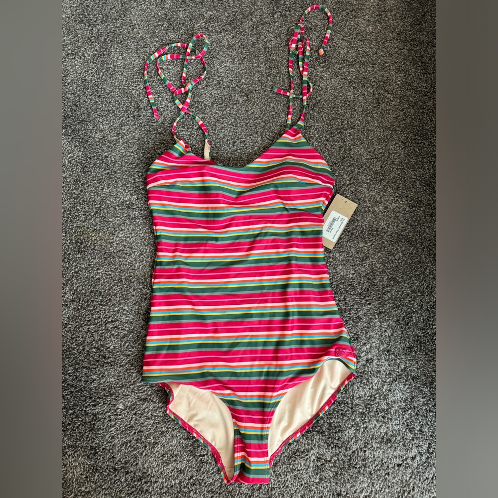 Albion Fit-the Natalie Stripe Swimsuit